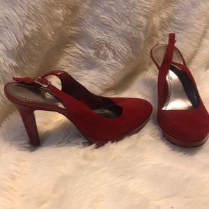 Alfani Red Pumps